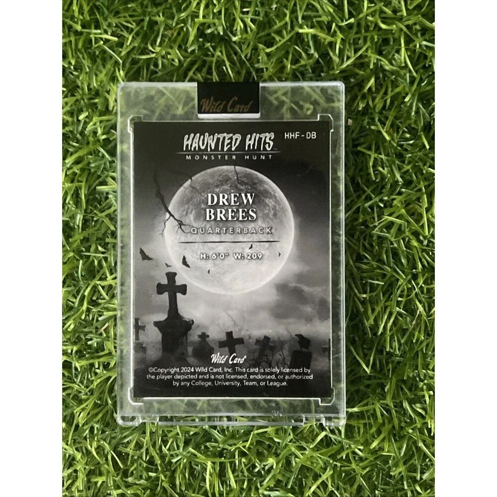 2025 Wild Card Haunted Hits DREW BREES 4/5 Frankenstein